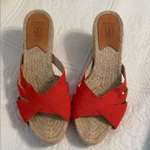 Stubbs & Wootton Vibrant Red Espadrilles